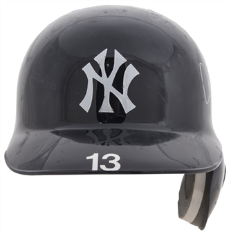 2010 Alex Rodriguez Game Used & Signed New York Yankees Batting Helmet Used For Career Home Run #598 (MLB Authenticated & Rodriguez LOA)